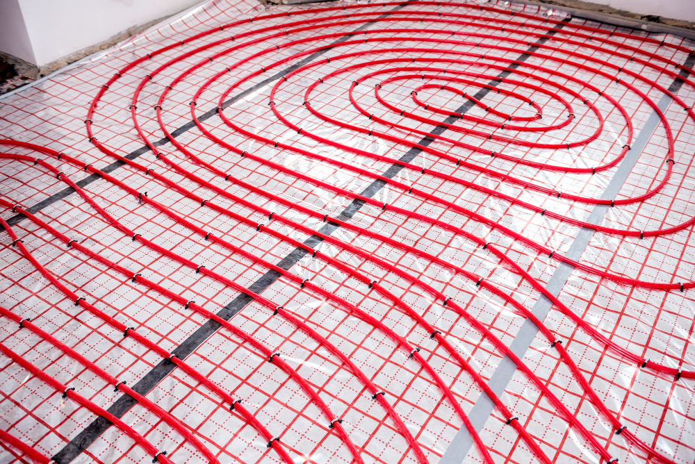 water heating system underfloor heating system 1